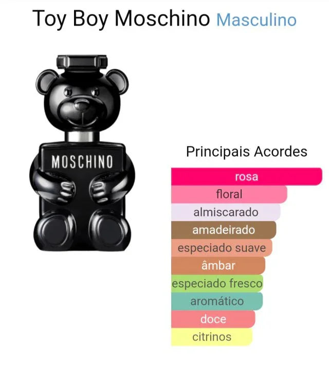 Miniatura Perfume Original Moschino Toy Boy Eau de Parfum 5 ml - Almah Importados