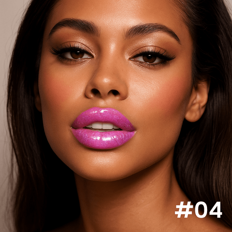 Velvet Glow Lipstick Shine - Brilho Sofisticado e Cor Intensa Que Valoriza Seus Lábios.