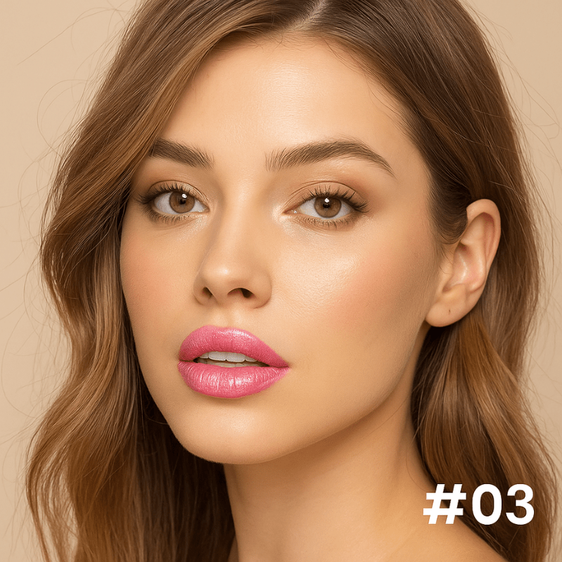 Velvet Glow Lipstick Shine - Brilho Sofisticado e Cor Intensa Que Valoriza Seus Lábios.