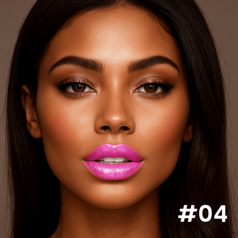 Velvet Glow Lipstick Shine - Brilho Sofisticado e Cor Intensa Que Valoriza Seus Lábios.
