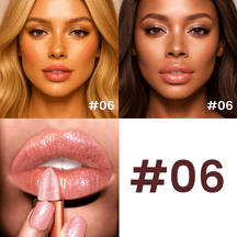Velvet Glow Lipstick Shine - Brilho Sofisticado e Cor Intensa Que Valoriza Seus Lábios.