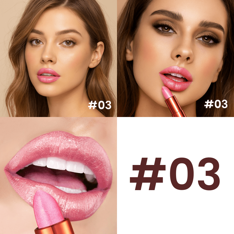 Velvet Glow Lipstick Shine - Brilho Sofisticado e Cor Intensa Que Valoriza Seus Lábios.