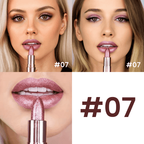 Velvet Glow Lipstick Shine - Brilho Sofisticado e Cor Intensa Que Valoriza Seus Lábios.
